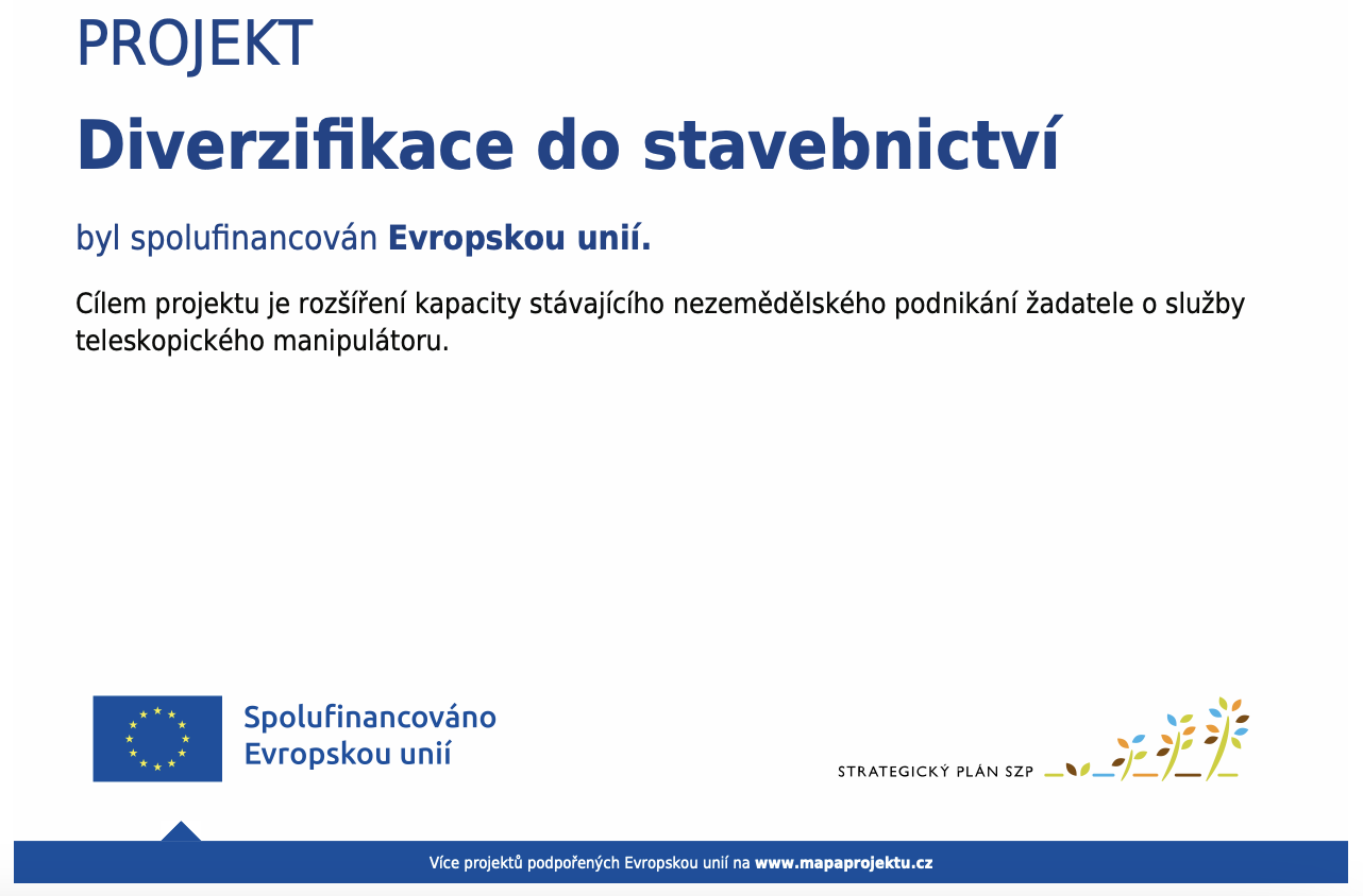 Diverzifikace do stavebnictví